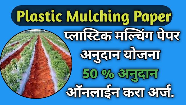 प्लास्टिक मल्चिंग पेपर अनुदान योजना / Mahadbt Scheme Plastic Mulching Paper