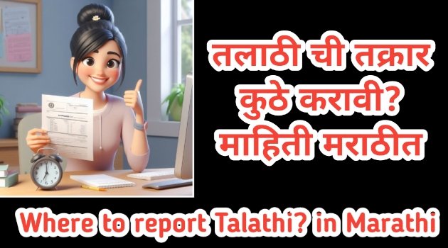 तलाठी ची तक्रार कुठे करावी? माहिती मराठीत : Where to report Talathi? in Marathi